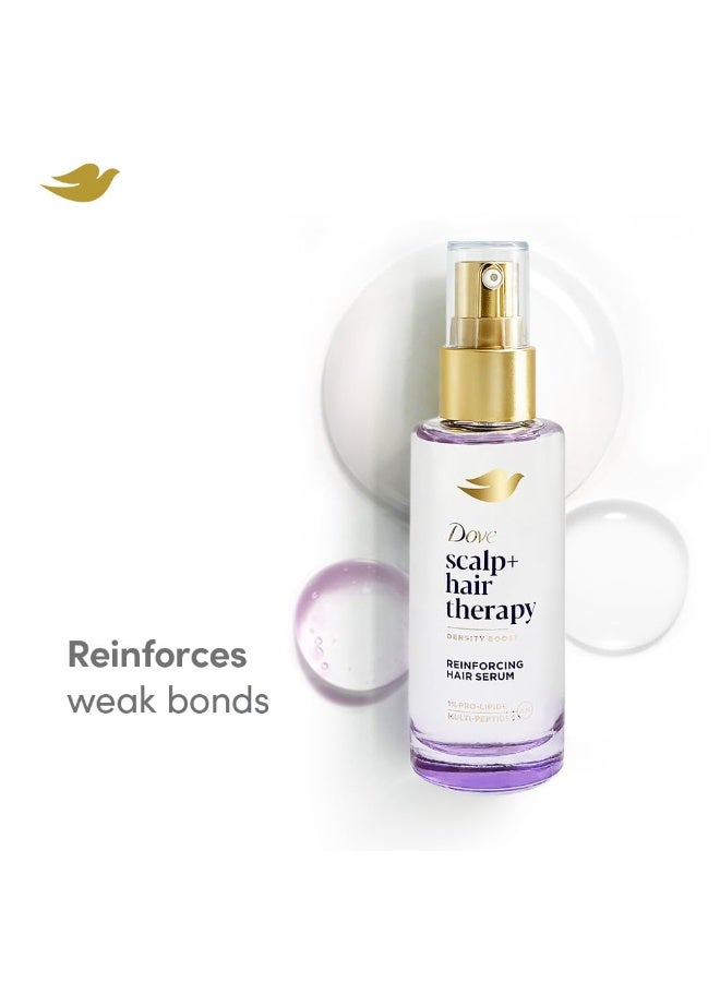 Dove Scalp + Hair Therapy Density Boost Reinforcing Hair Serum with active ingredients 1% Pro-Lipids and Multi-peptides for visibly denser hair 50ml - Image 2